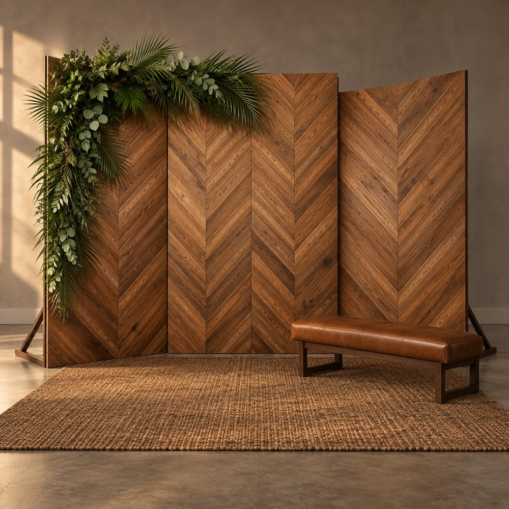 Set Nogal — diseño referencial